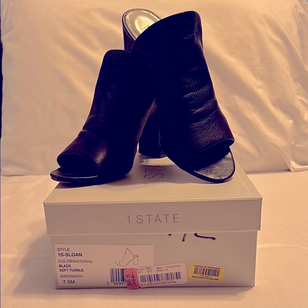 1. State Women's Black Mules
